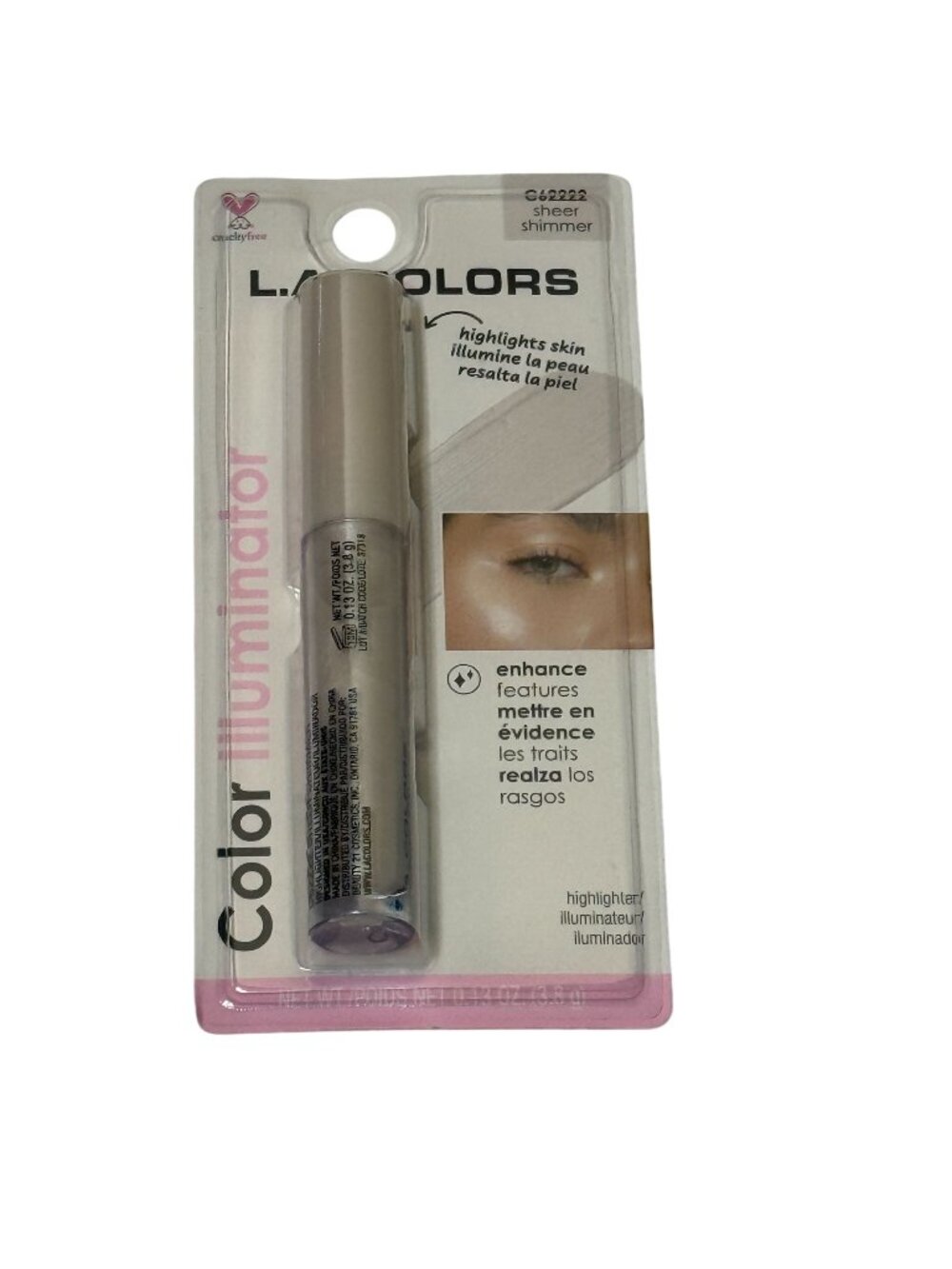 LA Colors Color Illuminator Highlighter Sheer Shimmer Cruelty Free New